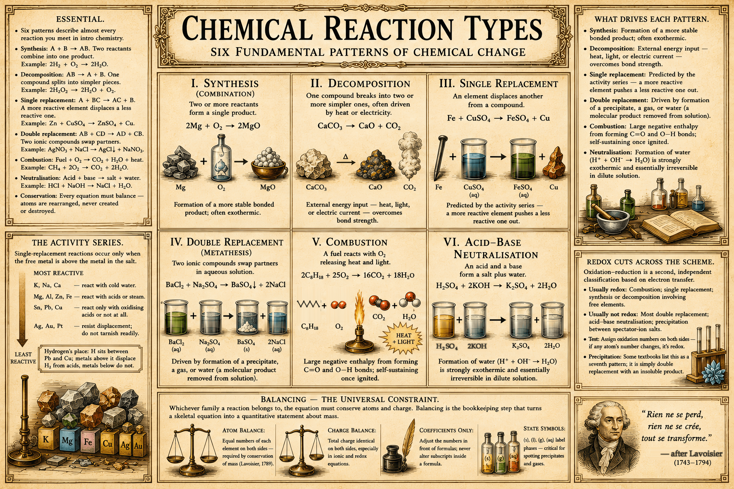 Chemical Reaction Types